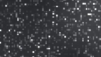 Dark Grey Pixel Grid Animation Background Loop. video