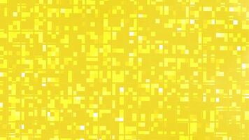 Yellow Pixel Grid Animation Background Loop. video