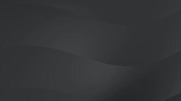 Dark Grey Abstract Wavy Background Loop Animation. video
