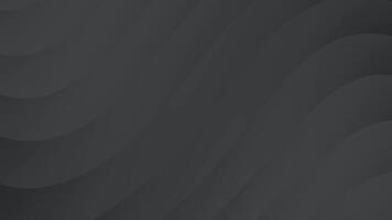 Modern abstract black wave pattern loop animation. video