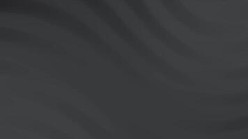 Elegant abstract black abstract wave loop animation. video