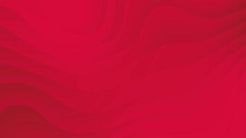 Elegant abstract red gradient waves loop animation. video