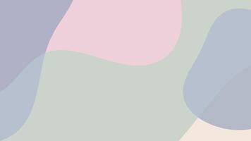 Pastel waves create a tranquil, minimalist abstract background. video