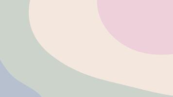 Pastel waves create a tranquil, minimalist abstract background. video