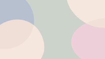 Pastel waves create a tranquil, minimalist abstract background. video