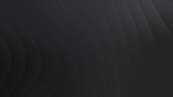 Elegant abstract black wavy lines loop animation. video