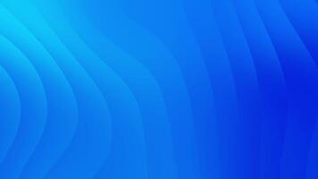 Elegant abstract blue gradient wavy lines loop animation. video
