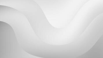 Minimalist grey wave pattern loop animation. video