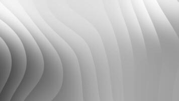 Elegant abstract grey wavy lines loop animation. video