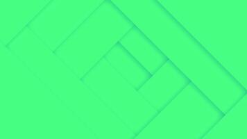 Green gradient with geometric diagonal shapes, for seamless loops. video