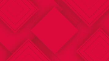 Red gradient with geometric diamond shapes, for seamless loops. video