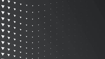 Black grey background with triangular wave, seamless looping. video
