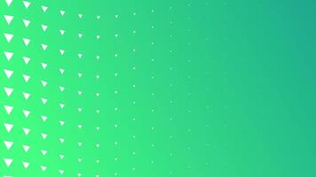 Green gradient with triangular wave, seamless looping. video