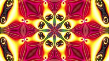 Mandala 3D Kaleidoscope seamless loop Psychedelic Trippy Futuristic Traditional Tunnel Pattern for Consciousness Meditation Background and Relaxing Ethnic Colorful pattern Chakra Kundalini Yoga video