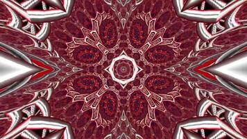 Abstract vj kaleidoscope motion background video
