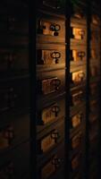 A beautiful and classic Vintage File Cabinet that comes with drawers and keys for secure storage video
