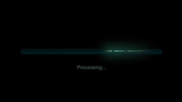 Design a loading animation with an attractive progress bar and a user notification message video