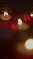 The Warm Ambient Candlelight Creates a Serene Atmosphere with Softly Flickering Flames video