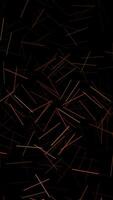 Abstract Lines Set Against a Rich Black Background, Enhancing Their Visual Impact and Appeal video