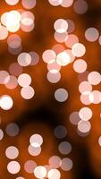 Abstract Bokeh Lights on a Warm and Inviting Background Creating a Visually Stunning Ambiance video