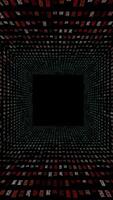 An Immersive Digital Tunnel Experience Enhanced with Dazzling Lights and Intricate Patterns video