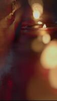 Delicate Candlelight Reflections create a warm and enchanting atmosphere filled with beauty video