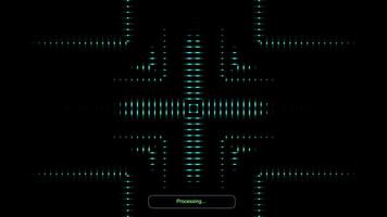 A stunning futuristic neon pattern with an abstract design representing modern aesthetic and style video
