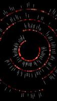 Exploring Dynamic Spiral Light Patterns Enhanced with Vibrant Neon Effects for Art video