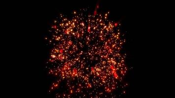 a bright magical flash resembles multi-colored and fiery fireworks video