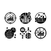 Dynamic design for data analytics, perfect for modern graphic projects vector