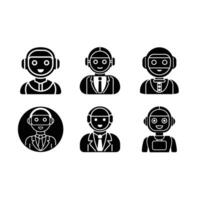 Stylish digital assistant art, perfect for modern graphic design projects vector