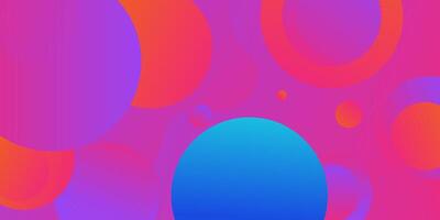 Abstract colorful purple gradient illustration background with 3d look and simple circle shadow pattern. vector
