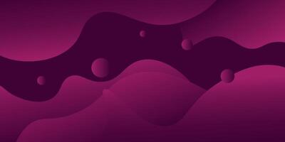 Modern purple geometric business banner design. Creative banner design with wave and line shape as template. Simple horizontal banner. Eps10 vector