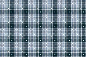 Illustration, Abstract pattern of sweater weaving style with blue tone background. vector