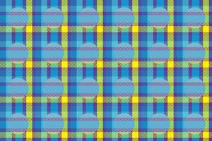 Illustration, Abstract pattern of sweater weaving style with blue color tone background. vector