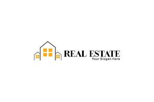 Real state and home property logo vector