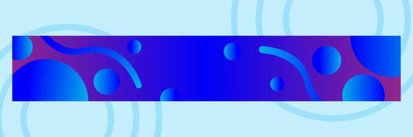 Colorful and modern design for banner and profile background cover. This design is template and editable. vector