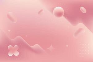 Light Pink Abstract Geometric Background vector