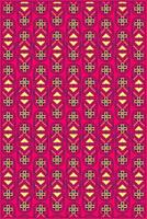 symmetrical shape pattern with dominant red color vector