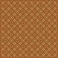 beautiful pattern with multiple floral ornaments and brown background vector