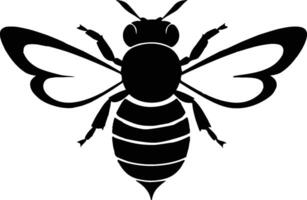 Bees of silhouette Icon Set Design vector