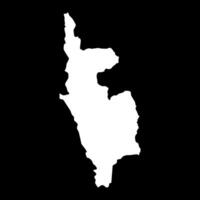 Magway region map, administrative division of Myanmar. illustration. vector