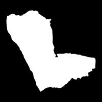 Kunene region map, administrative division of Namibia. illustration. vector