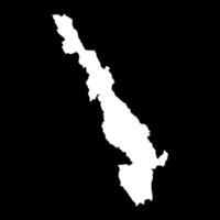 Kayin region map, administrative division of Myanmar. illustration. vector