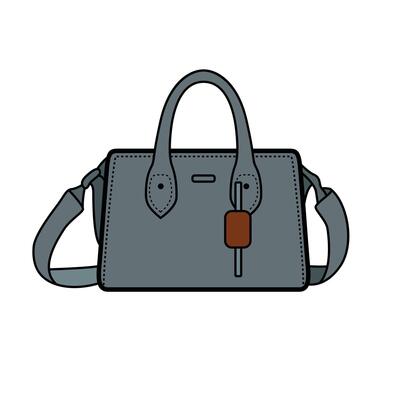 Elegant Handbag Clip Art for Fashionable Design Projects