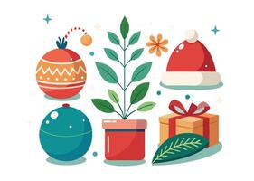 Christmas elements in modern minimalist geometric style.Xmas backgrounds with geometrical patterns, stars and abstract elements. vector