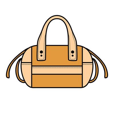 Elegant Handbag Clip Art for Fashionable Design Projects