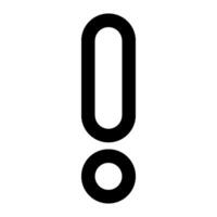 A black and white image of a warning sign vector