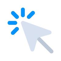 A blue arrow pointing to a blue star vector