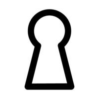Keyhole icon illustration vector